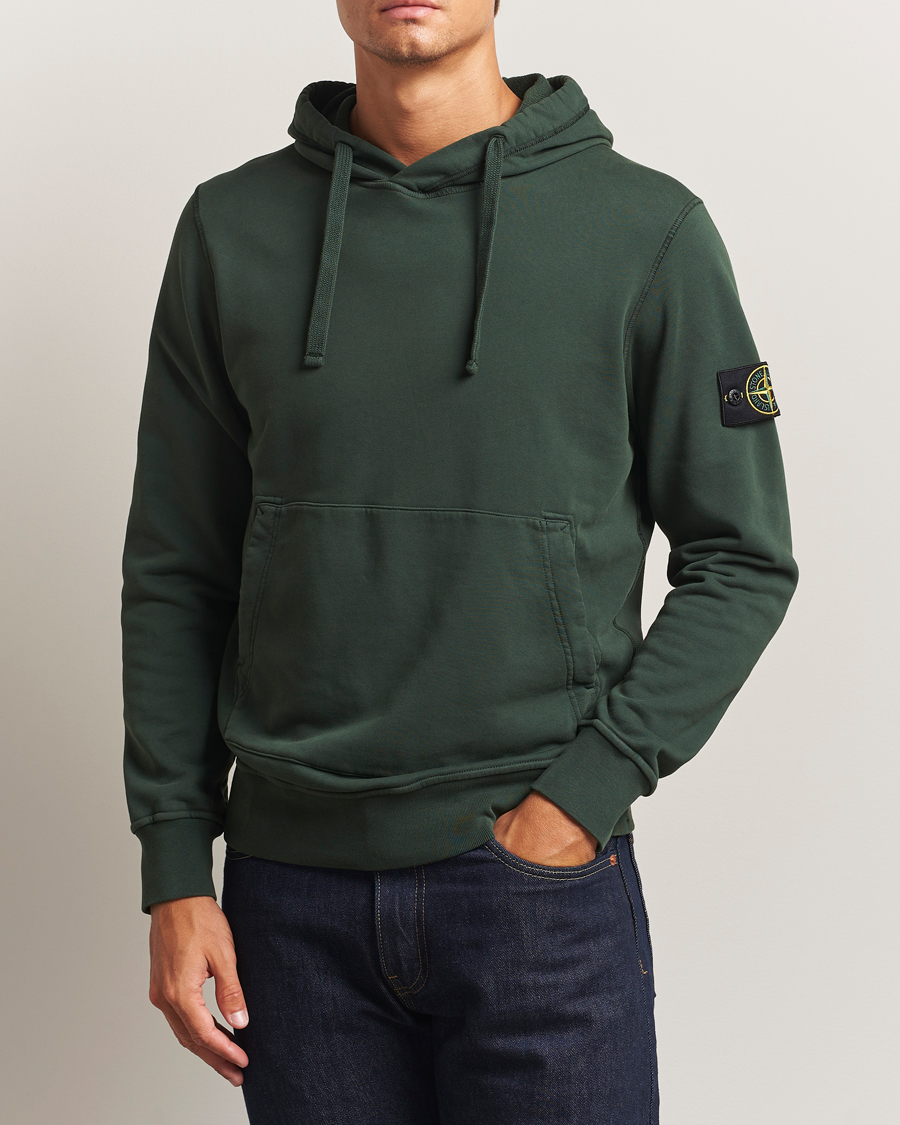Heren | Truien | Stone Island | Garment Dyed Fleece Hood Juniper