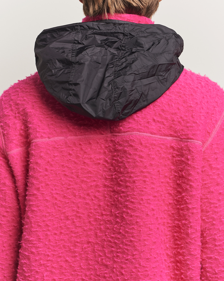 Heren | Truien | Stone Island | Marina Ratteen Wool Half-Zip Fuxia
