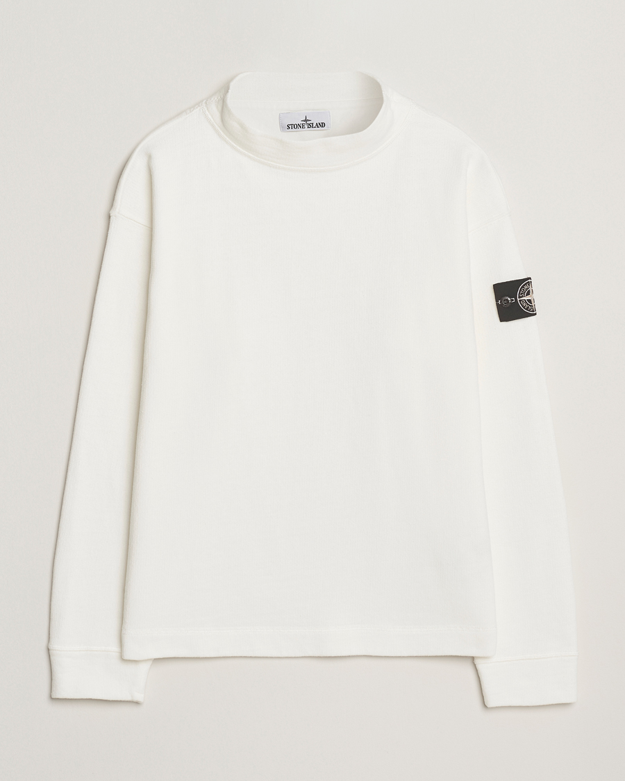Heren | Truien | Stone Island | RAW Knitted Cotton Crew Neck Natural