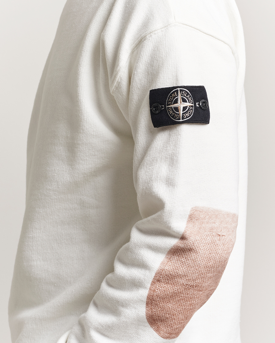 Heren | Truien | Stone Island | RAW Knitted Cotton Crew Neck Natural