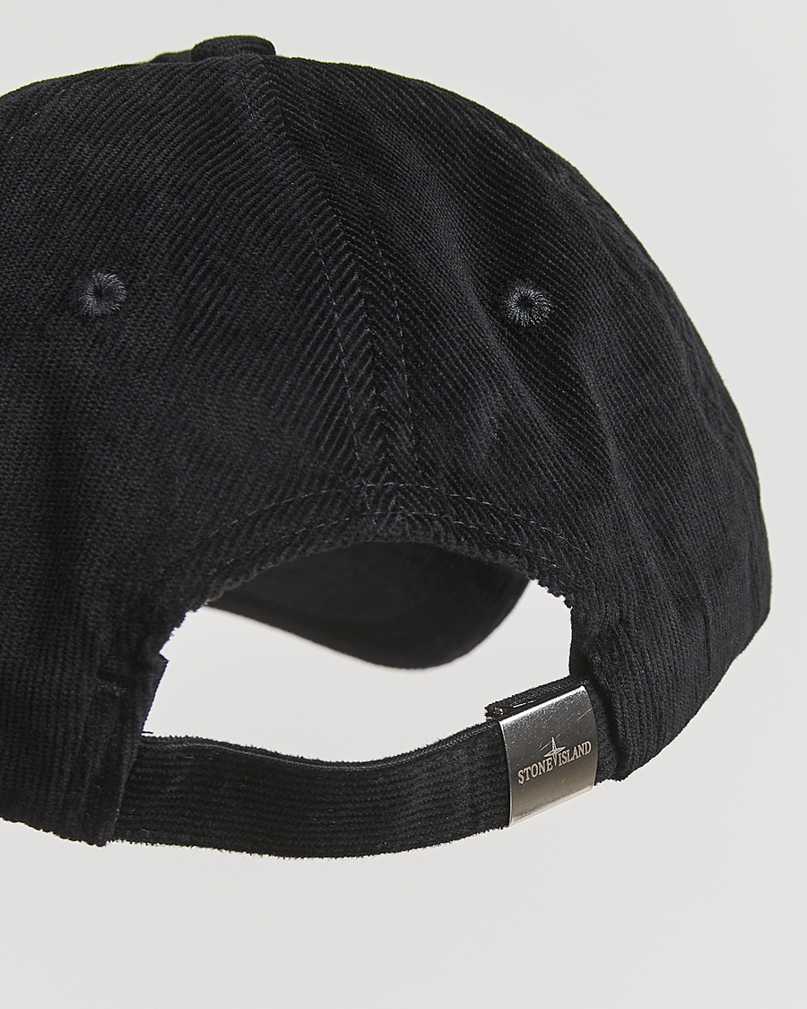 Heren | Hoeden en petten | Stone Island | Micro Cord Cotton Cap Black