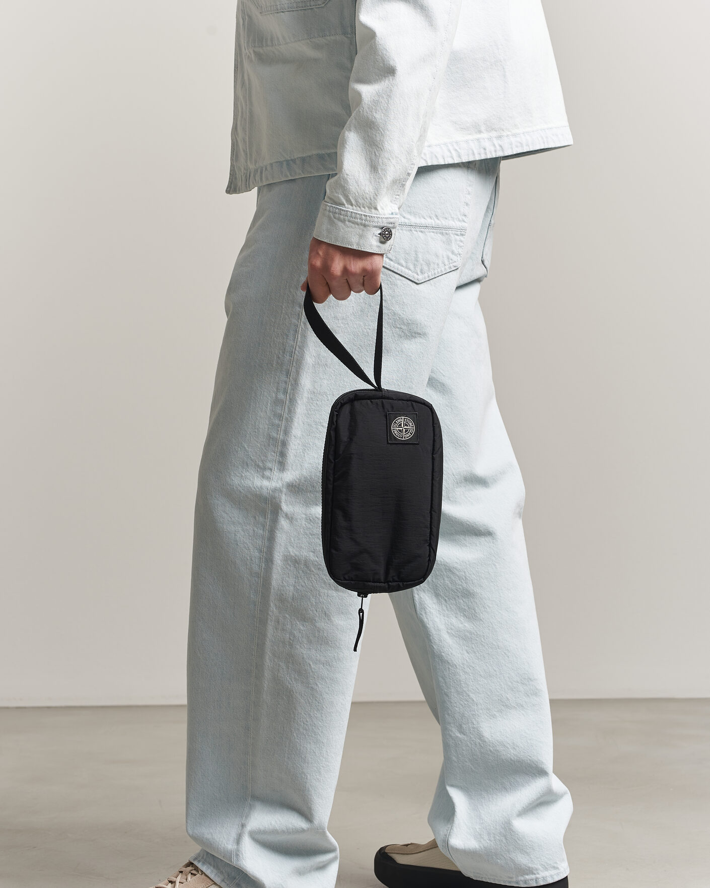 Heren | Tassen | Stone Island | Stone IslandNylon Metal PouchBlack