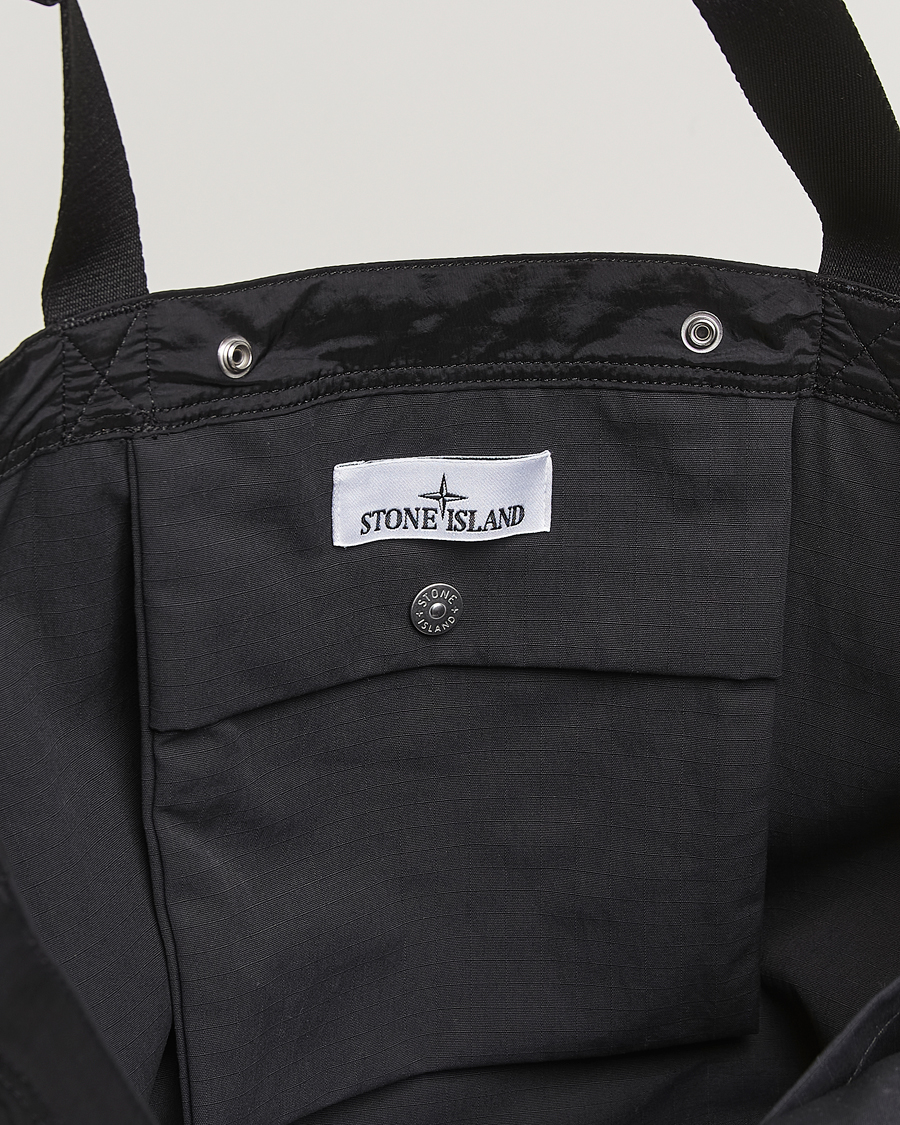Heren | Tassen | Stone Island | Nylon Metal Tote Black