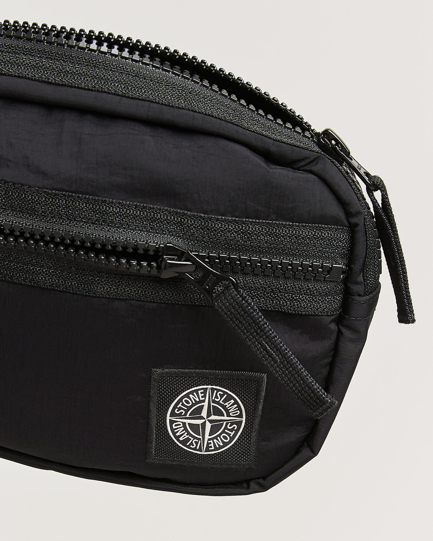 Heren | Tassen | Stone Island | Nylon Metal Waist Pouch Black