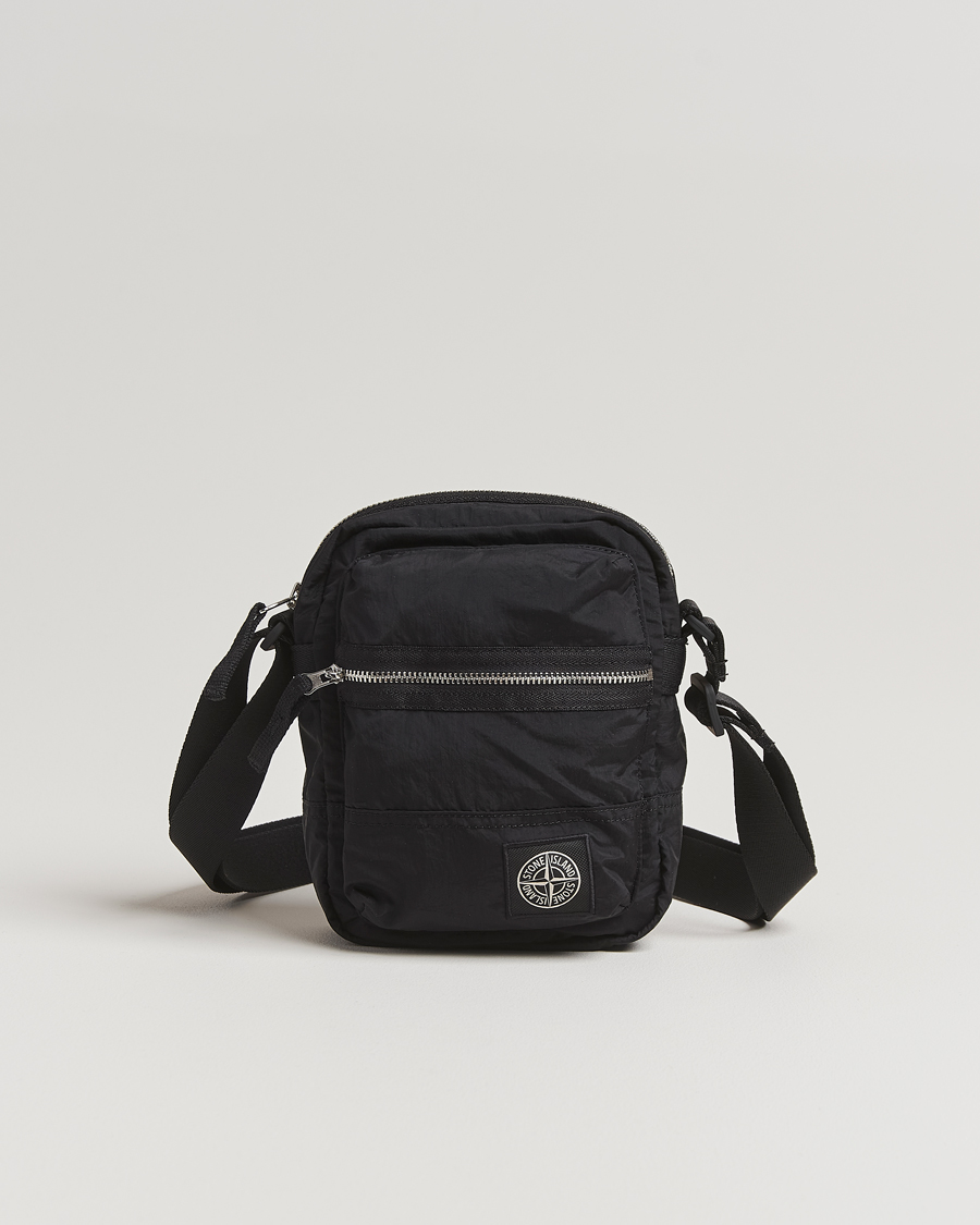 Heren | Tassen | Stone Island | Nylon Metal Shoulder Pouch Black