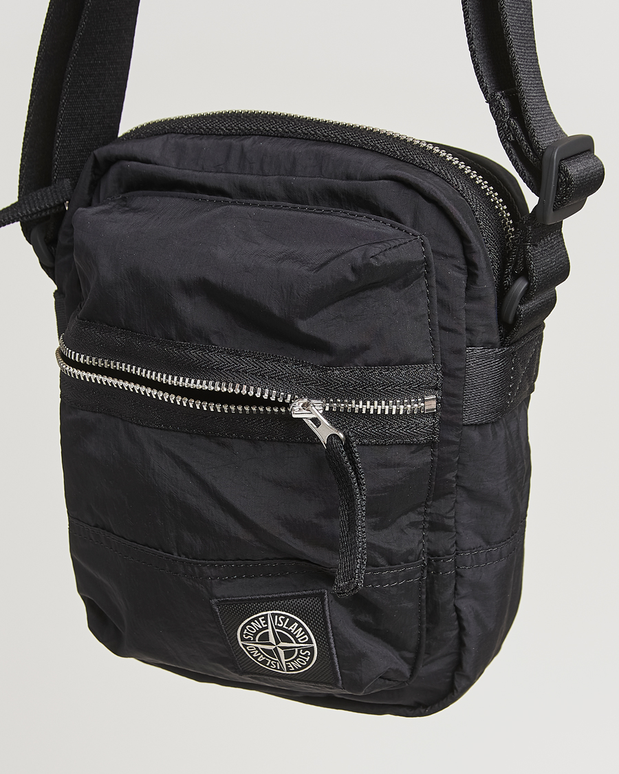 Heren | Tassen | Stone Island | Nylon Metal Shoulder Pouch Black