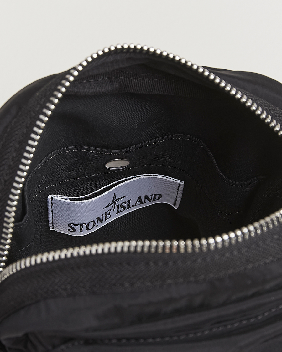 Heren | Tassen | Stone Island | Nylon Metal Shoulder Pouch Black