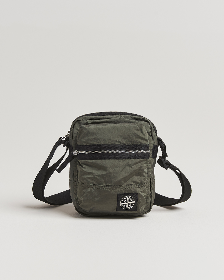 Heren | Tassen | Stone Island | Nylon Metal Shoulder Pouch Musk
