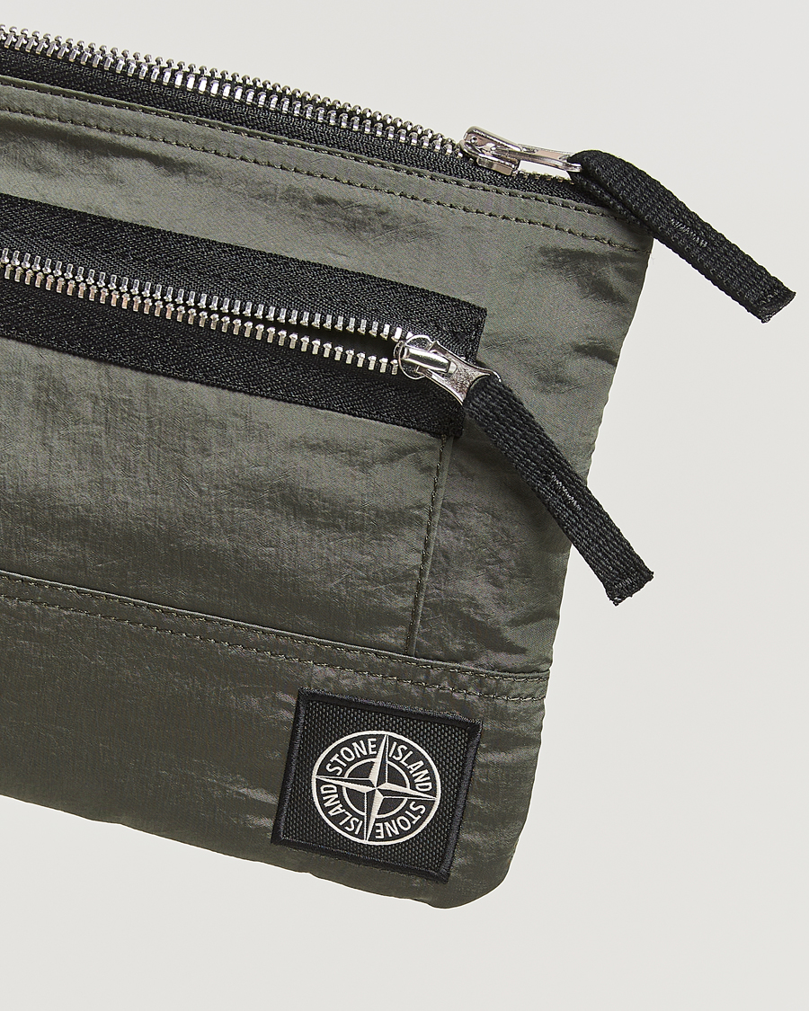 Heren | Portemonnees | Stone Island | Nylon Metal Zip Wallet Musk