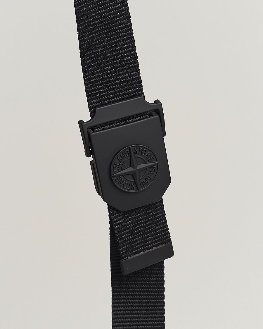 Heren | Riemen | Stone Island | Textile Belt Black