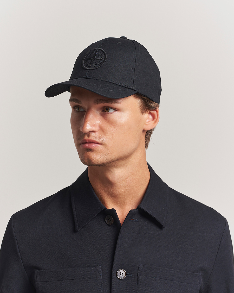 Heren | Hoeden en petten | Stone Island | Stone IslandClassic Cotton Logo CapBlack