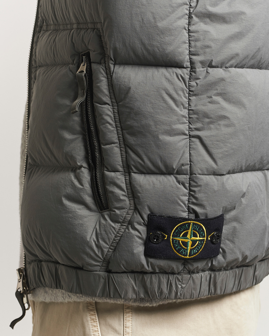 Heren | Jassen | Stone Island | Seamless Tunnel Nylon Down Vest Cement