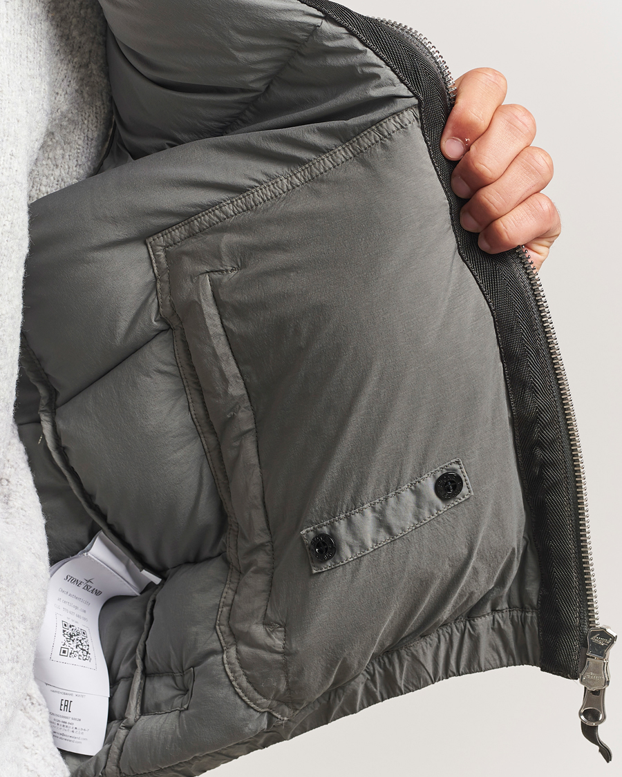 Heren | Gilets | Stone Island | Seamless Tunnel Nylon Down Vest Cement