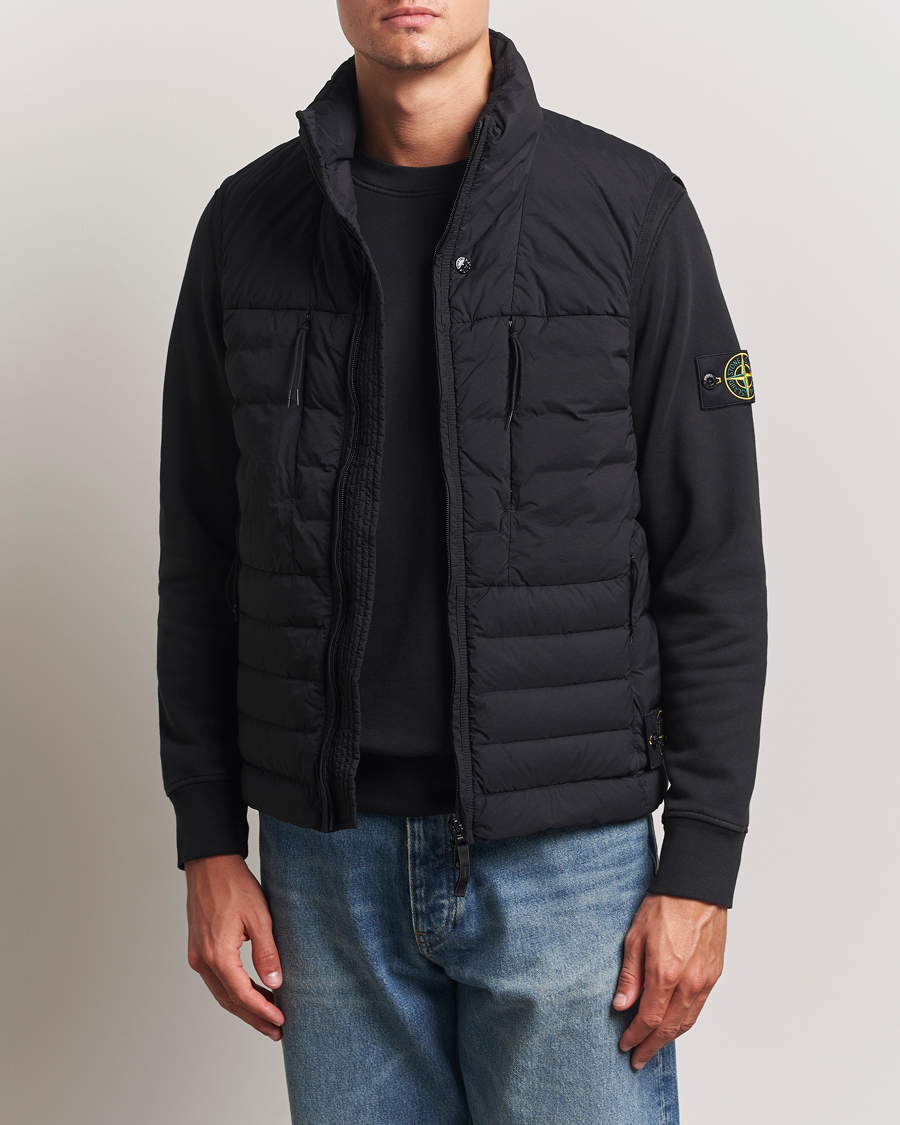 Heren | Gilets | Stone Island | Nylon Down Vest Black