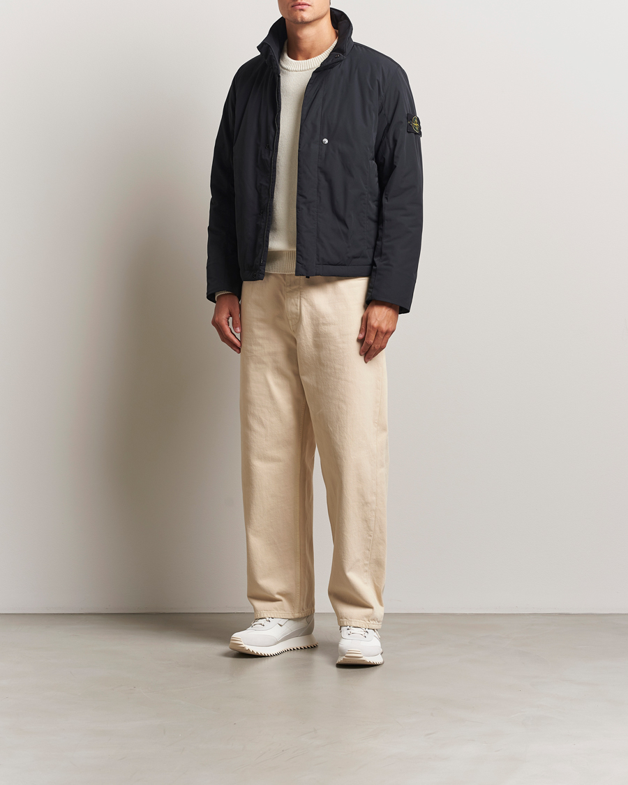 Heren | Jassen | Stone Island | Micro Twill Padded Jacket Black