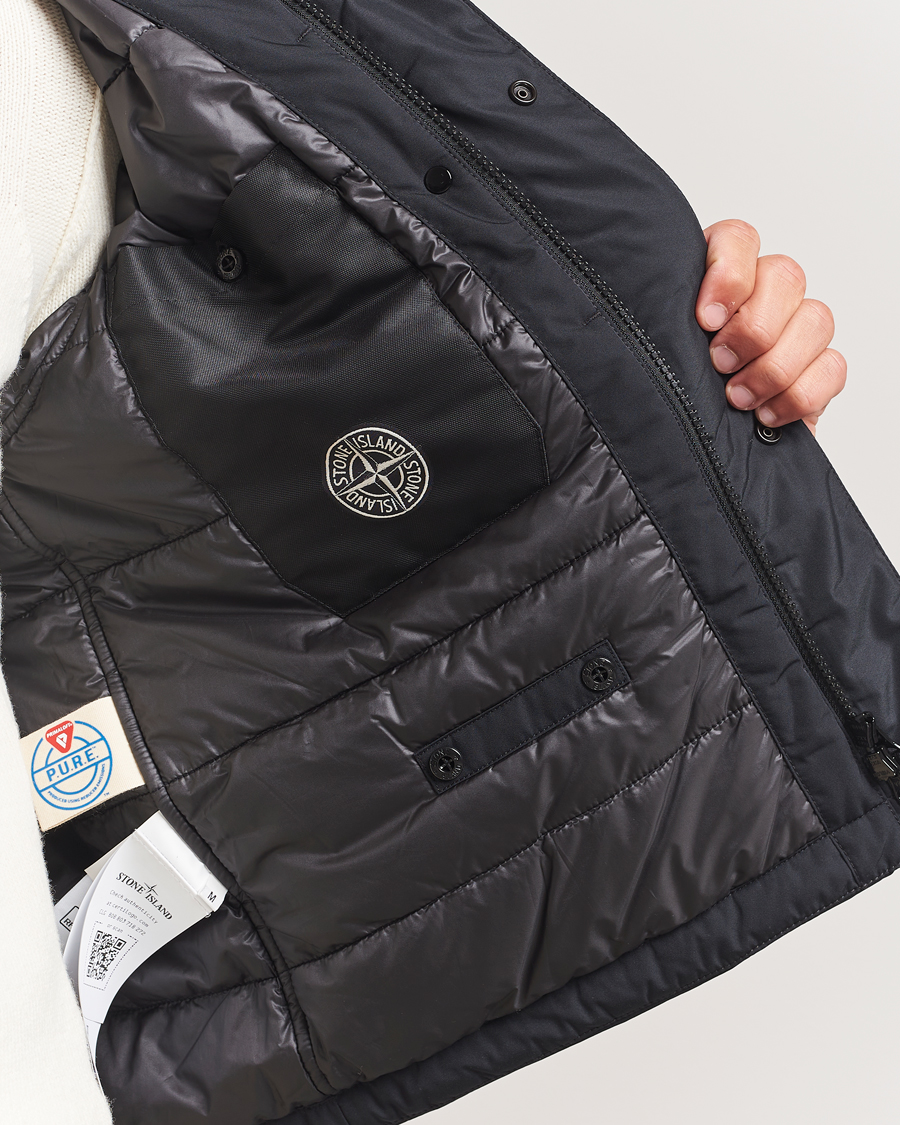 Heren | Jassen | Stone Island | Micro Twill Padded Jacket Black