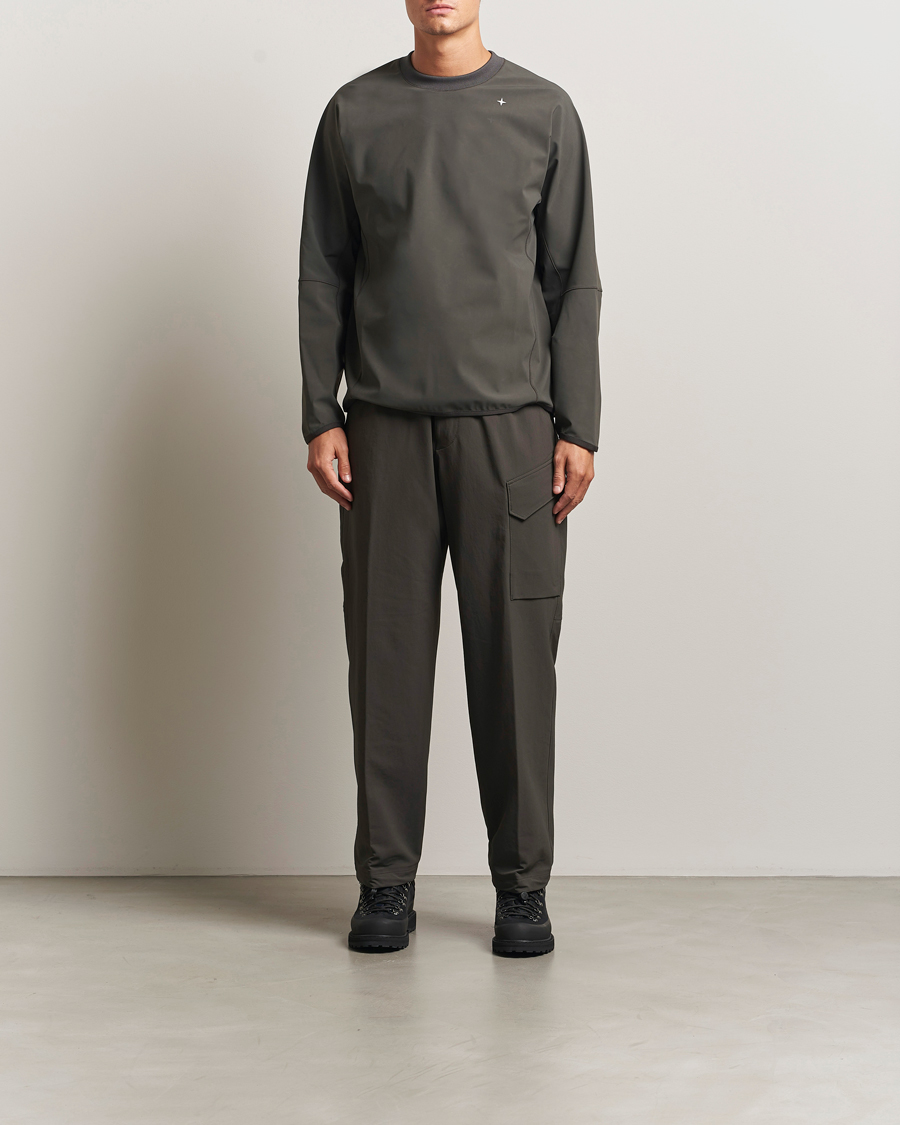 Heren | Broeken | Stone Island | Stellina Nylon Stretch Cargo Joggers Lead Grey