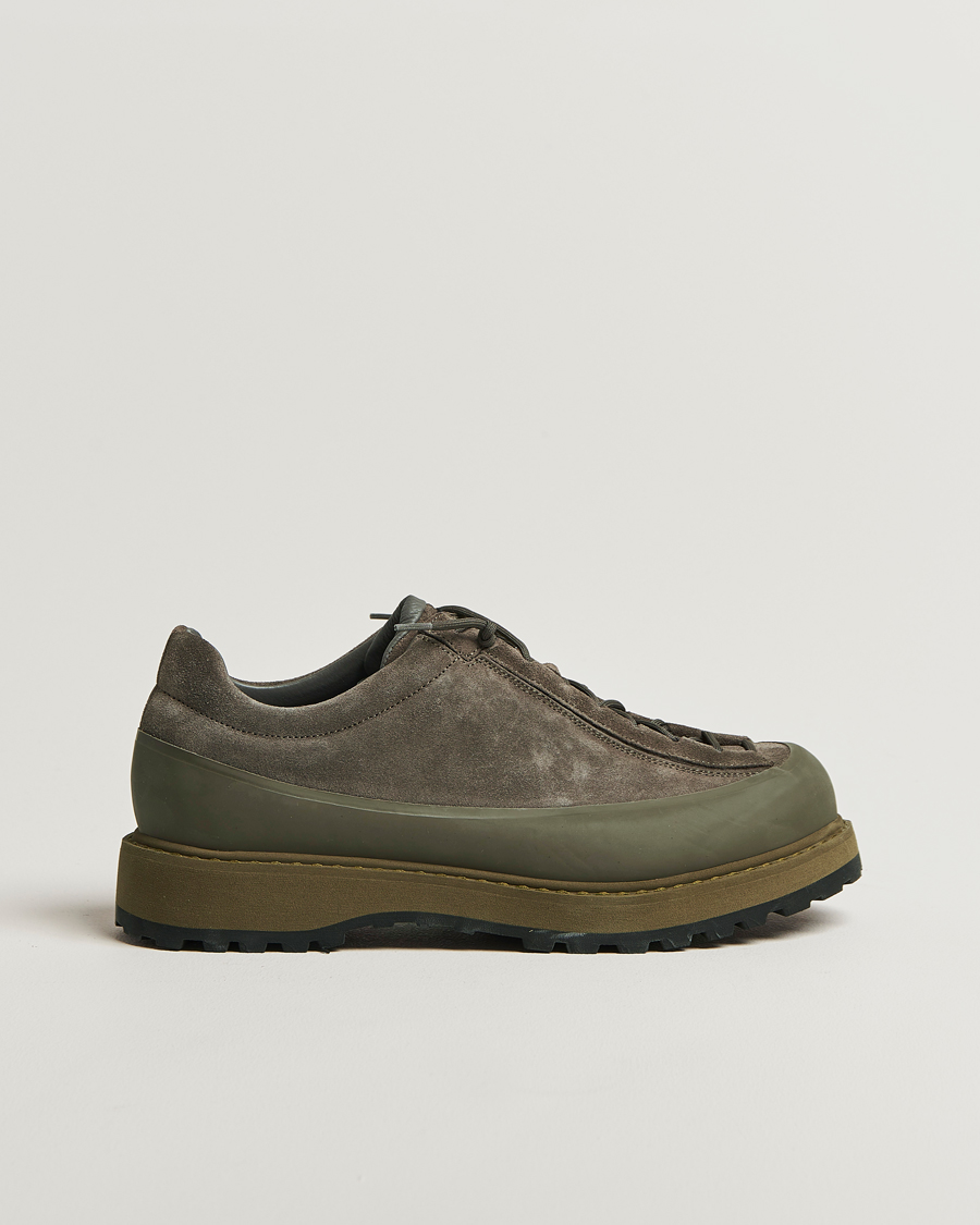 Heren | Sneakers | Stone Island | Low Top Suede Sneakers Military Green