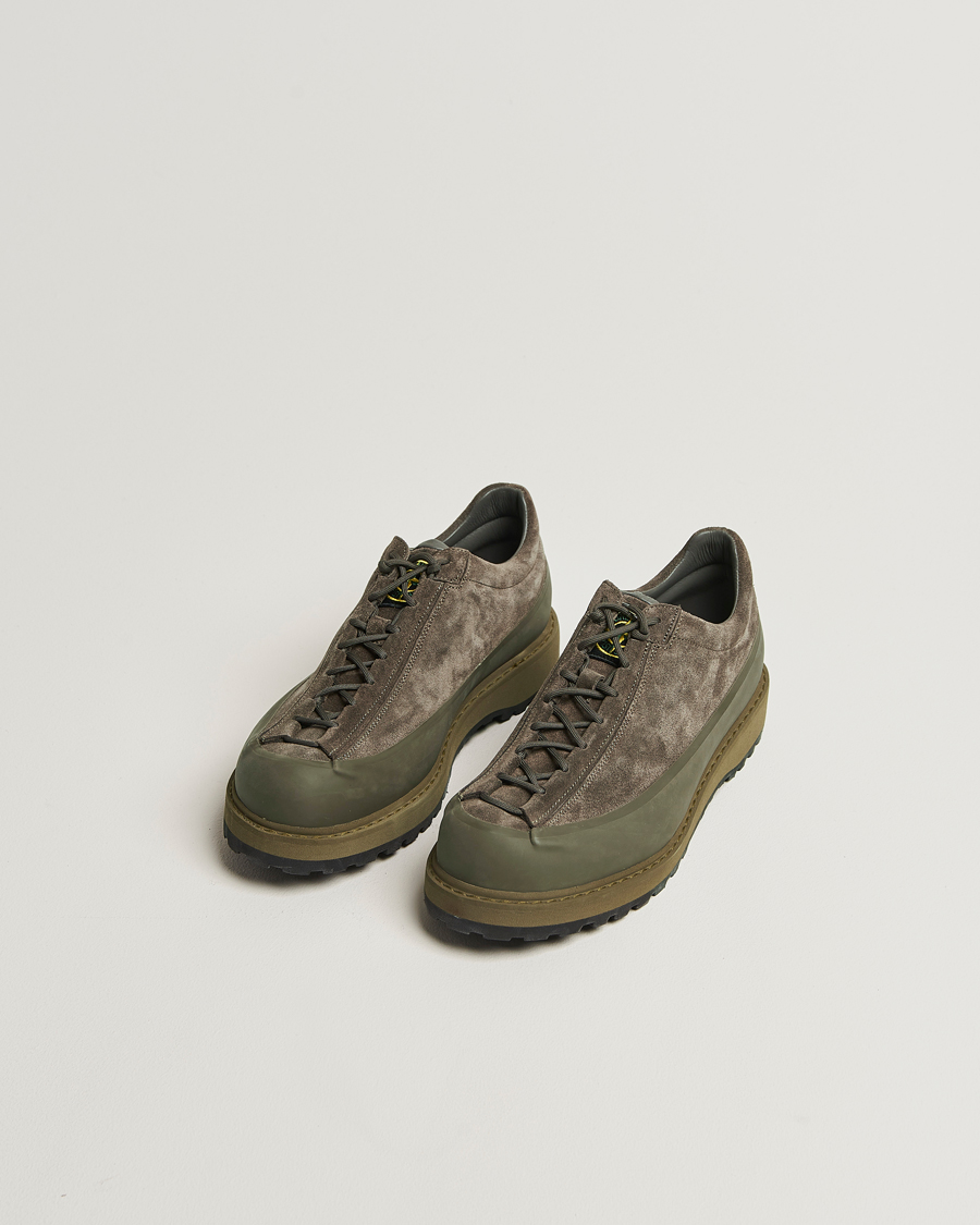 Heren | Sneakers | Stone Island | Low Top Suede Sneakers Military Green