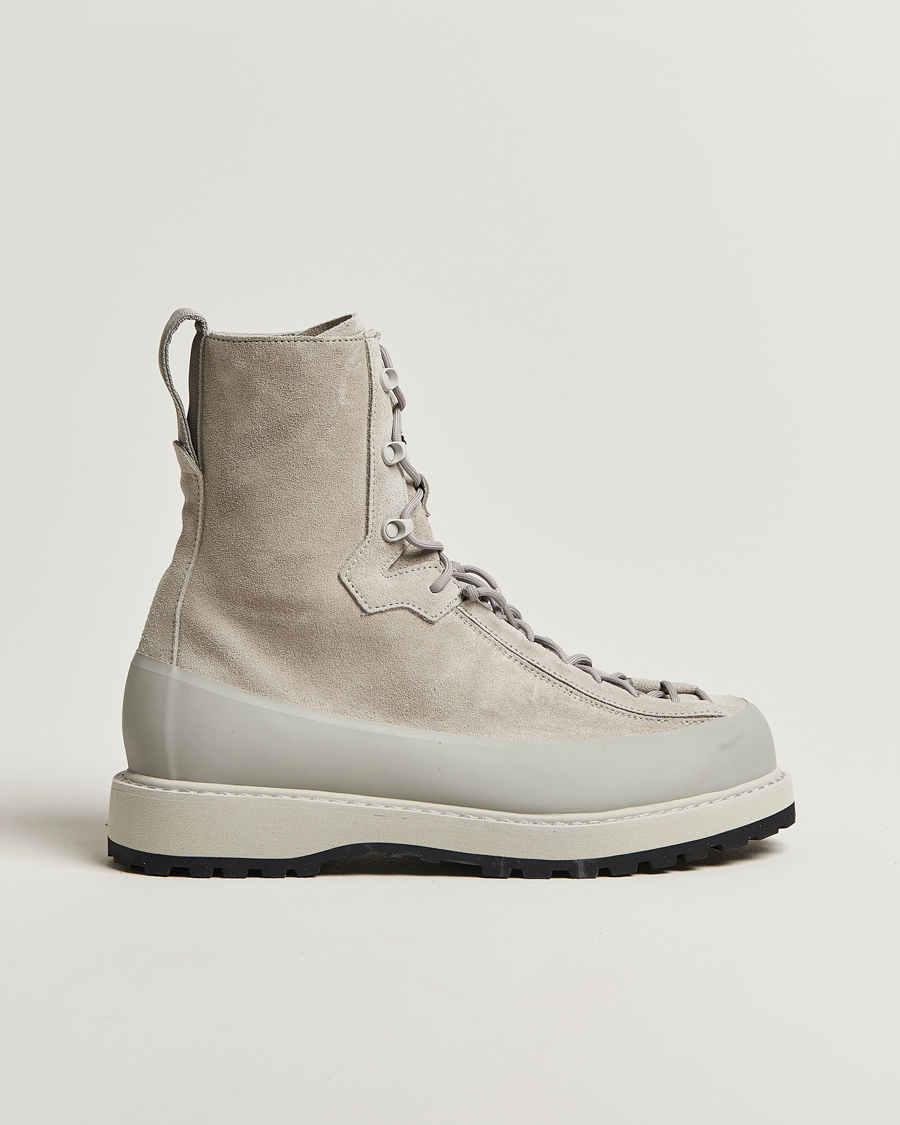 Heren | Laarzen | Stone Island | Suede Hiking Boots Pearl Grey