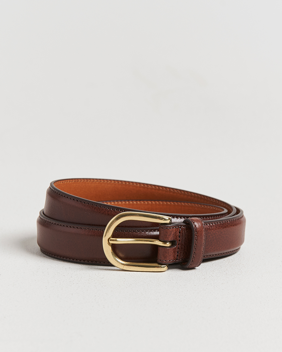 Heren | Riemen | Kamakura Shirts | Vintage Ivy Horseshoe Buckle Belt Brown