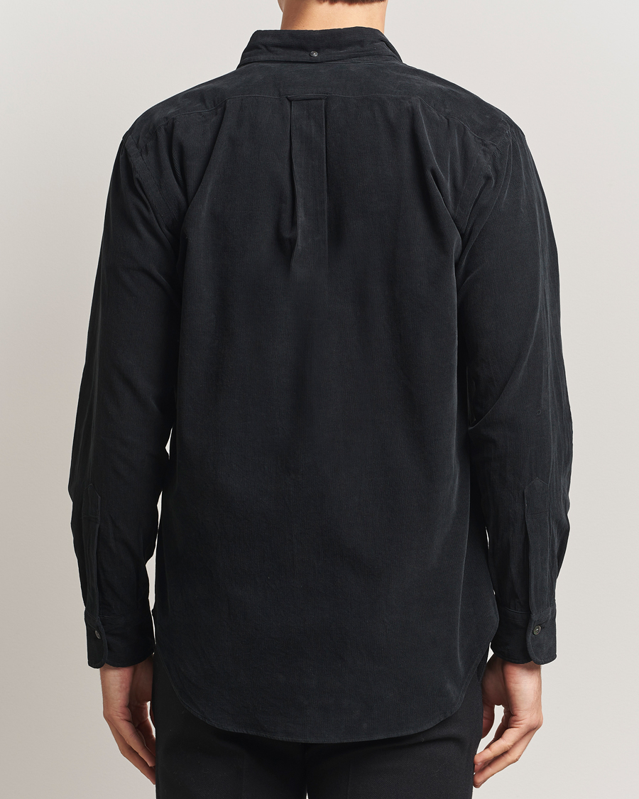 Heren | Overhemden | Kamakura Shirts | Vintage Ivy Needle Cord Shirt Black