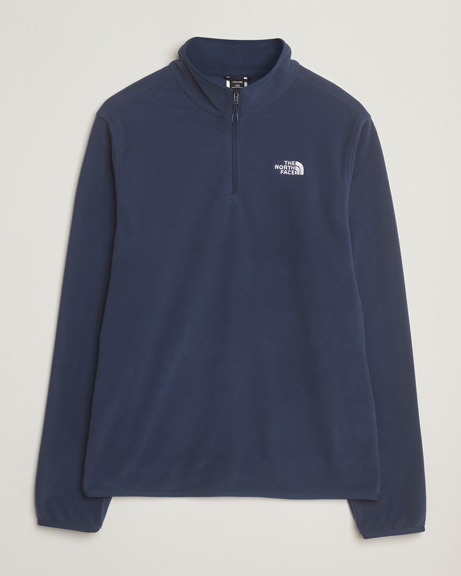 Heren | Truien | The North Face | Glacier Fleece 1/4 Zip Navy