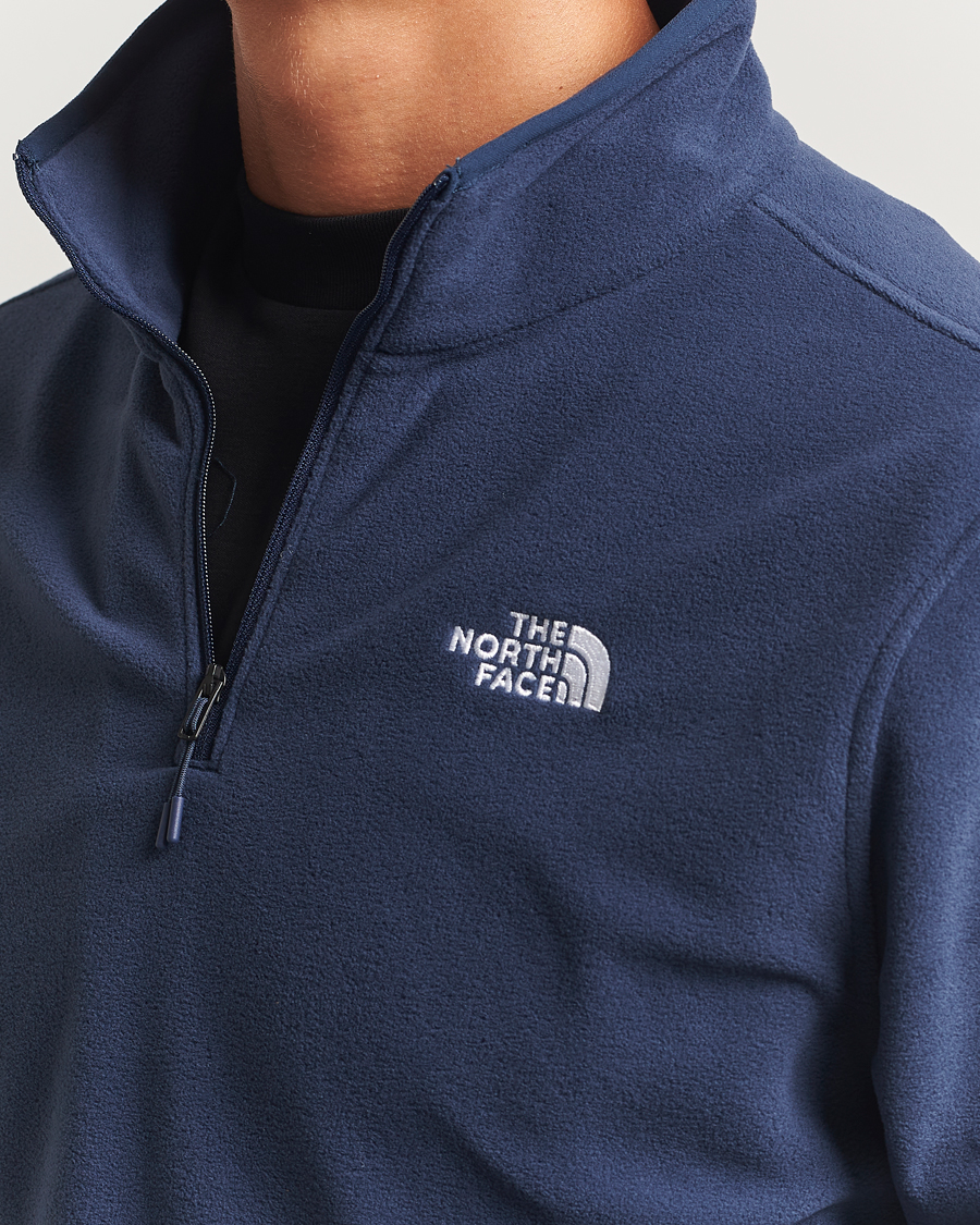 Heren | Truien | The North Face | Glacier Fleece 1/4 Zip Navy