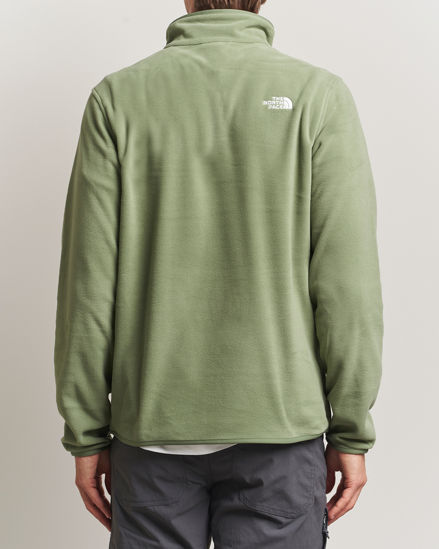 Heren | Truien | The North Face | Glacier Fleece 1/4 Zip Sage Green
