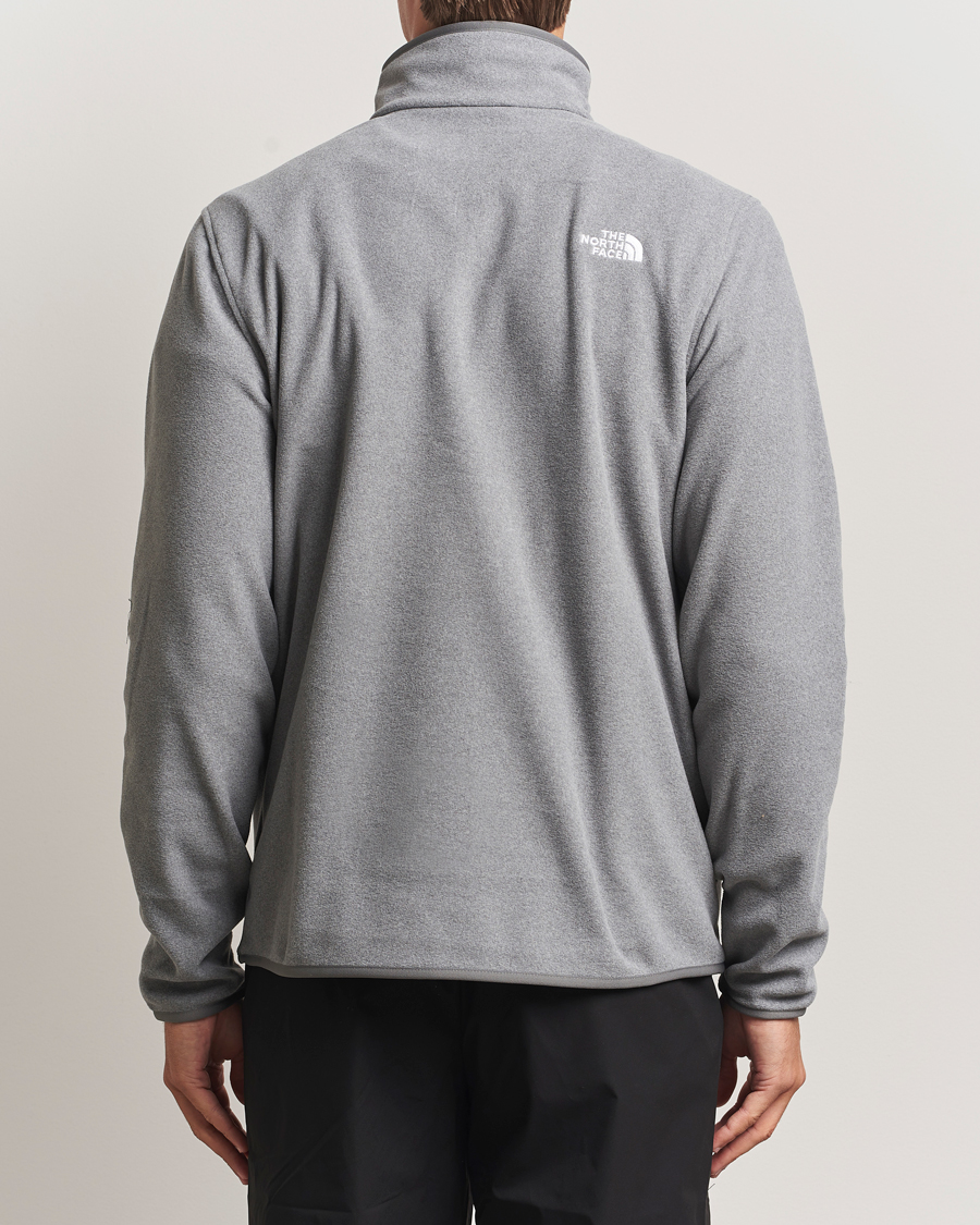 Heren | Truien | The North Face | Glacier Fleece 1/4 Zip Grey