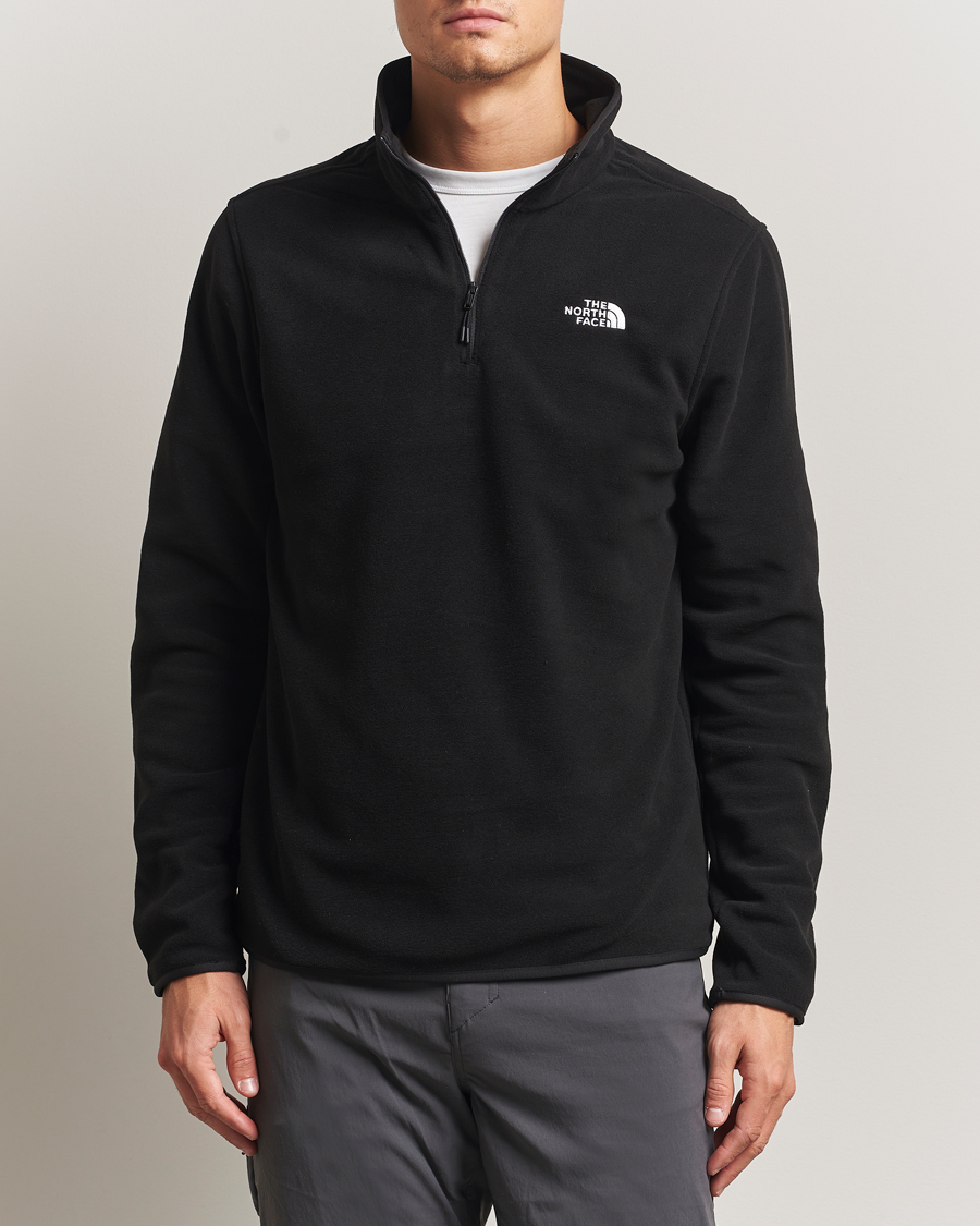 Heren | Truien | The North Face | Glacier Fleece 1/4 Zip Black