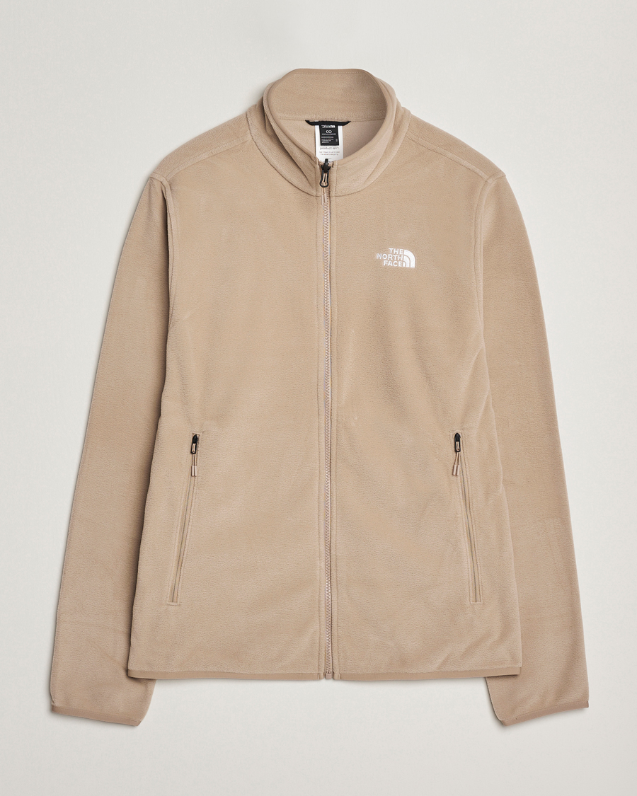 Heren | Truien | The North Face | Glacier Fleece Full Zip Beige