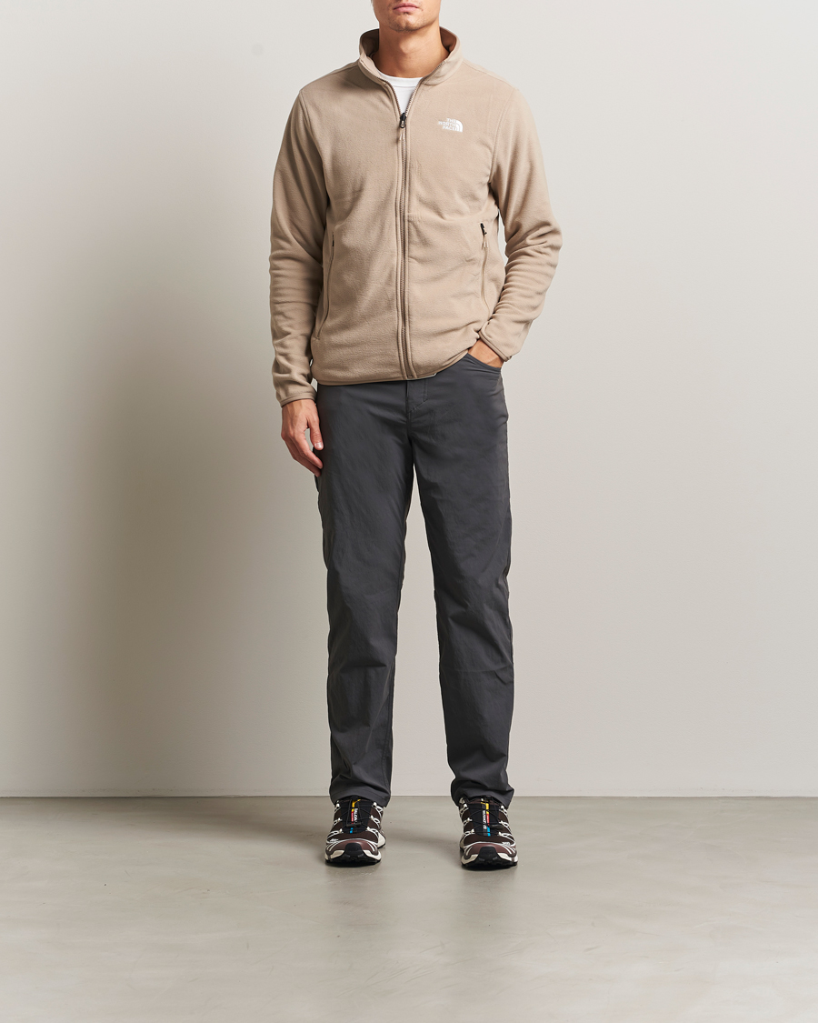 Heren | Truien | The North Face | Glacier Fleece Full Zip Beige