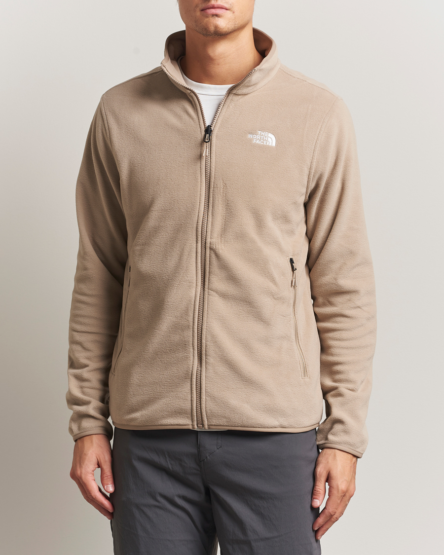 Heren | Truien | The North Face | Glacier Fleece Full Zip Beige