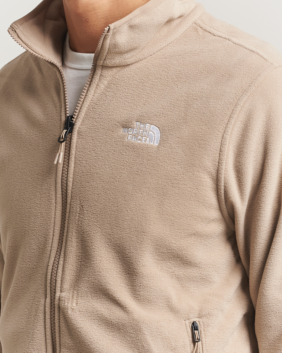 Heren | Truien | The North Face | Glacier Fleece Full Zip Beige
