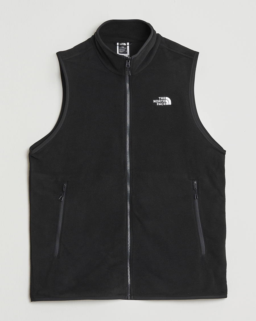 Heren | Gilets | The North Face | Glacier Fleece Vest Black