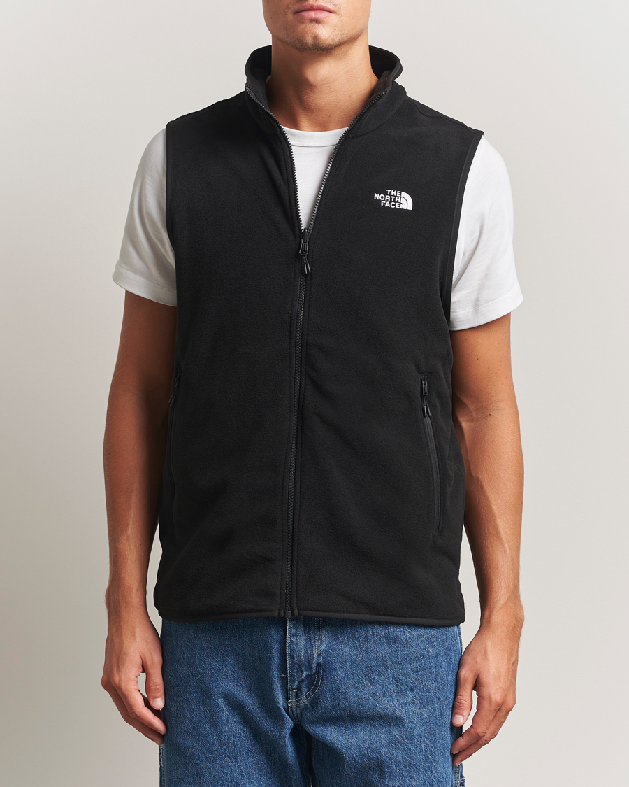 Heren | Gilets | The North Face | Glacier Fleece Vest Black