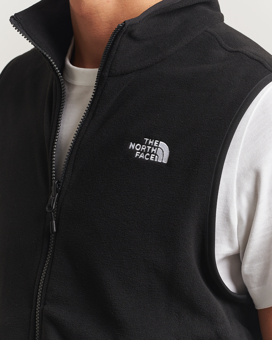 Heren | Gilets | The North Face | Glacier Fleece Vest Black