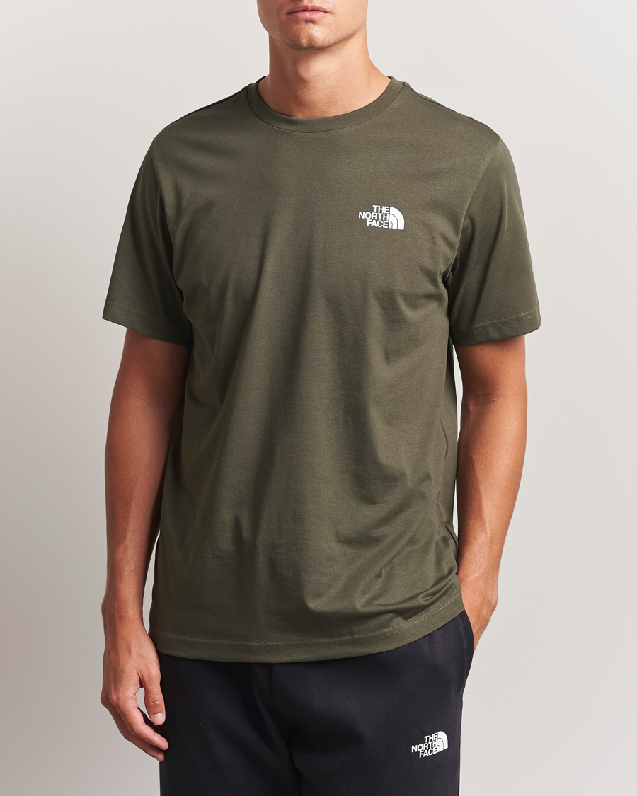 Heren | T-shirts | The North Face | Simple Dome T-Shirt Military
