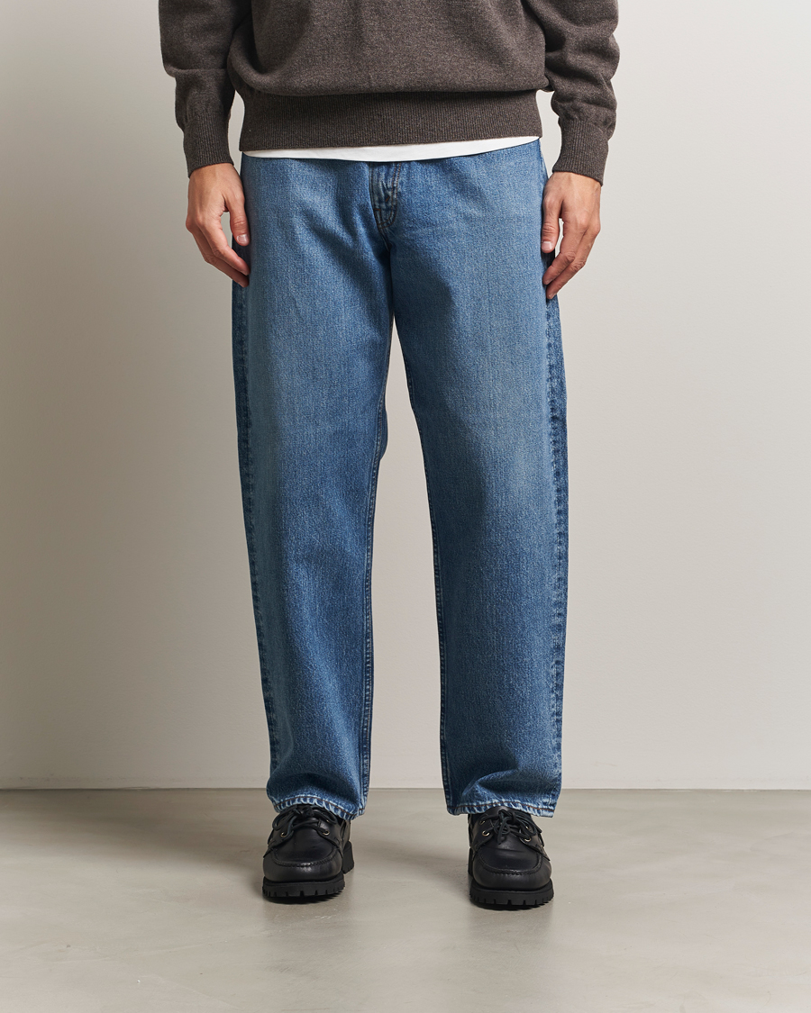 Heren | Jeans | orSlow | 101 Dad Fit Jeans Denim Used