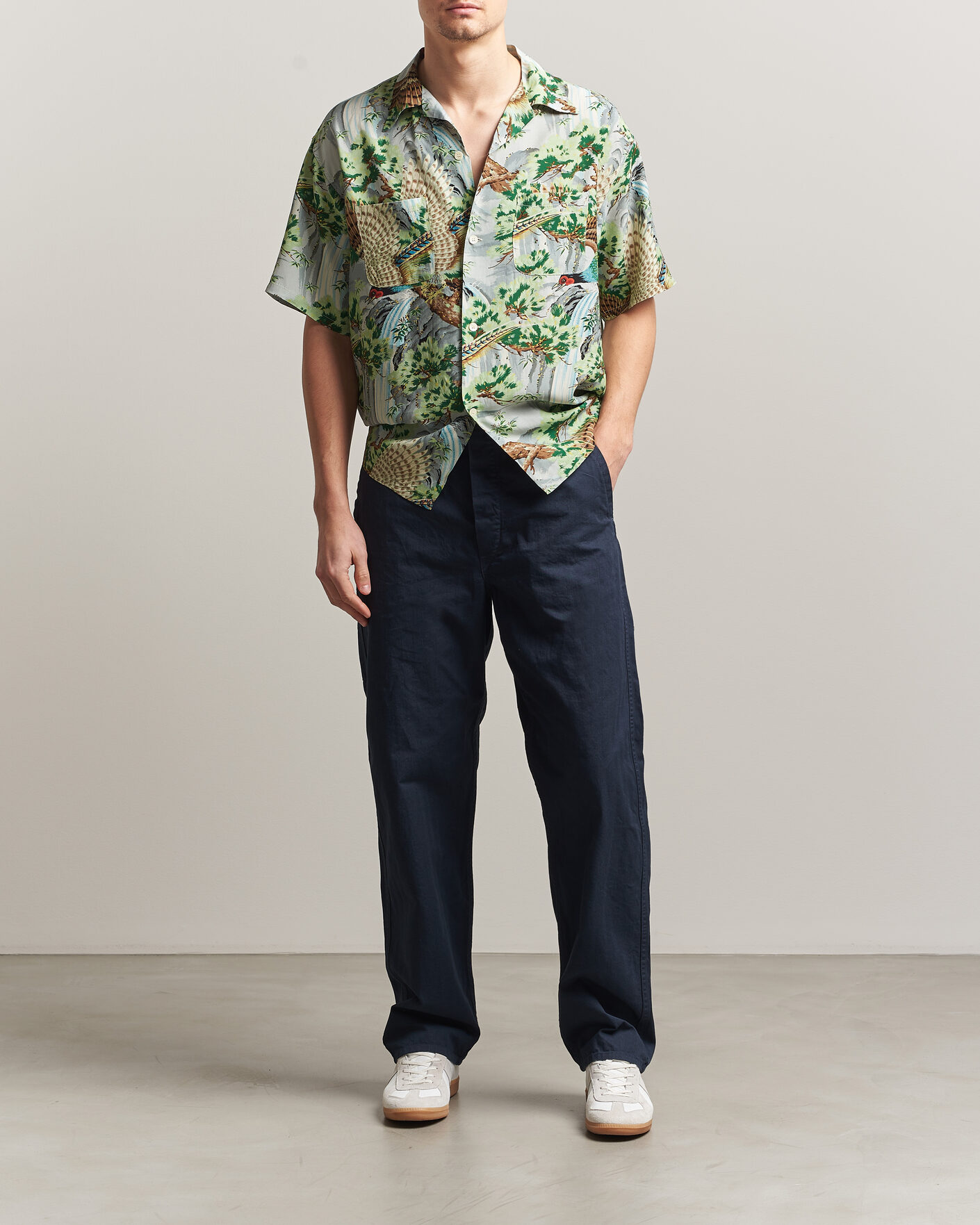 Heren | Broeken | orSlow | French Work Pants Navy