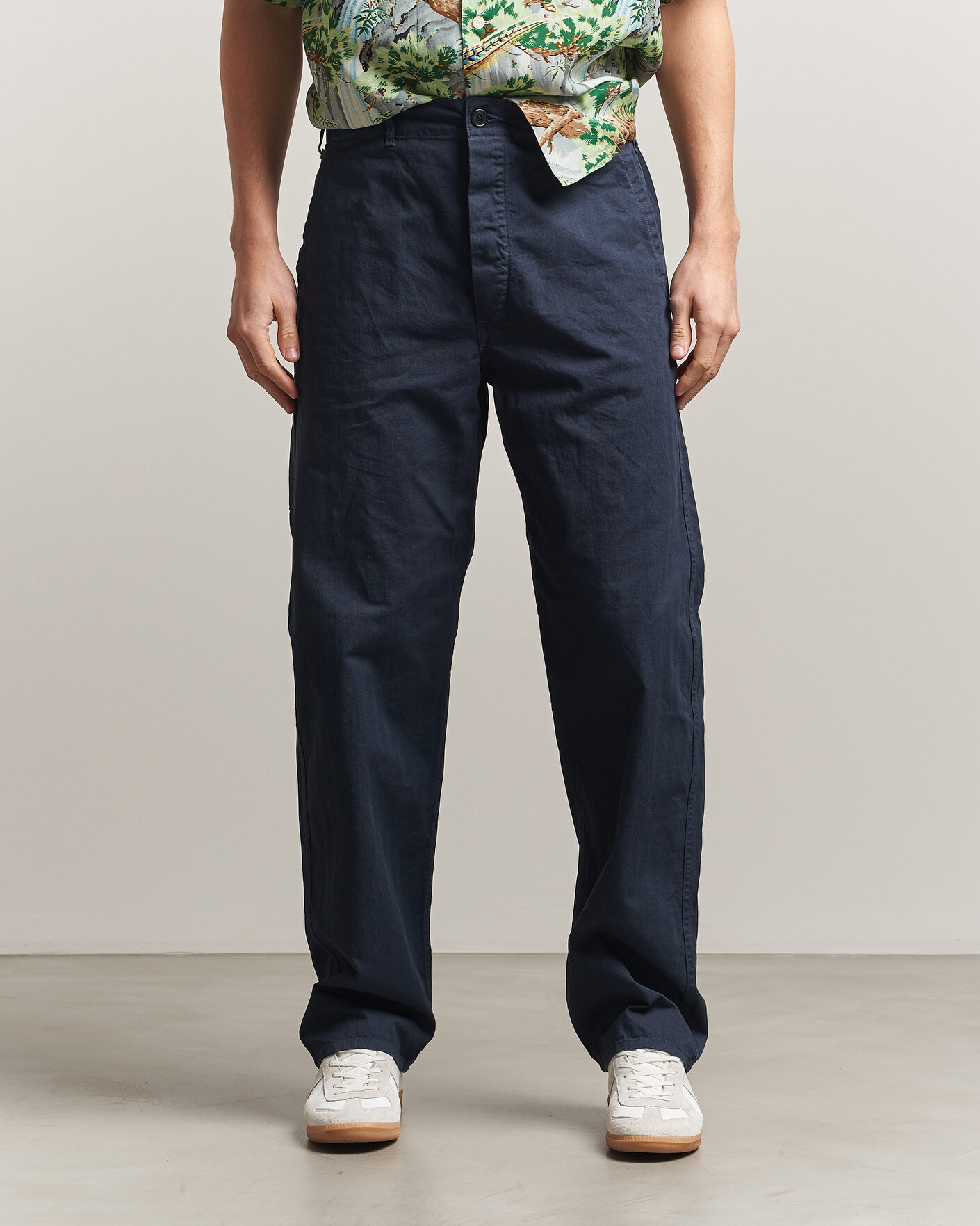 Heren | Broeken | orSlow | French Work Pants Navy
