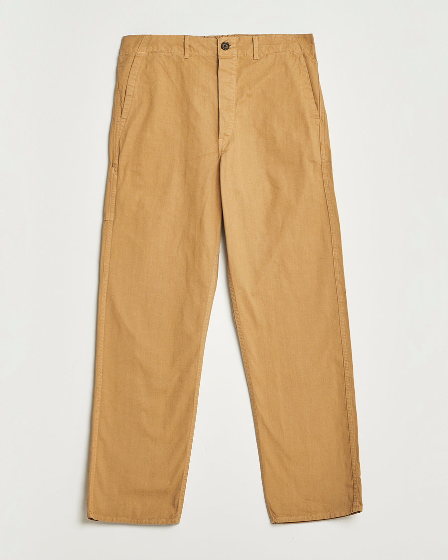 Heren | Broeken | orSlow | French Work Pants Khaki