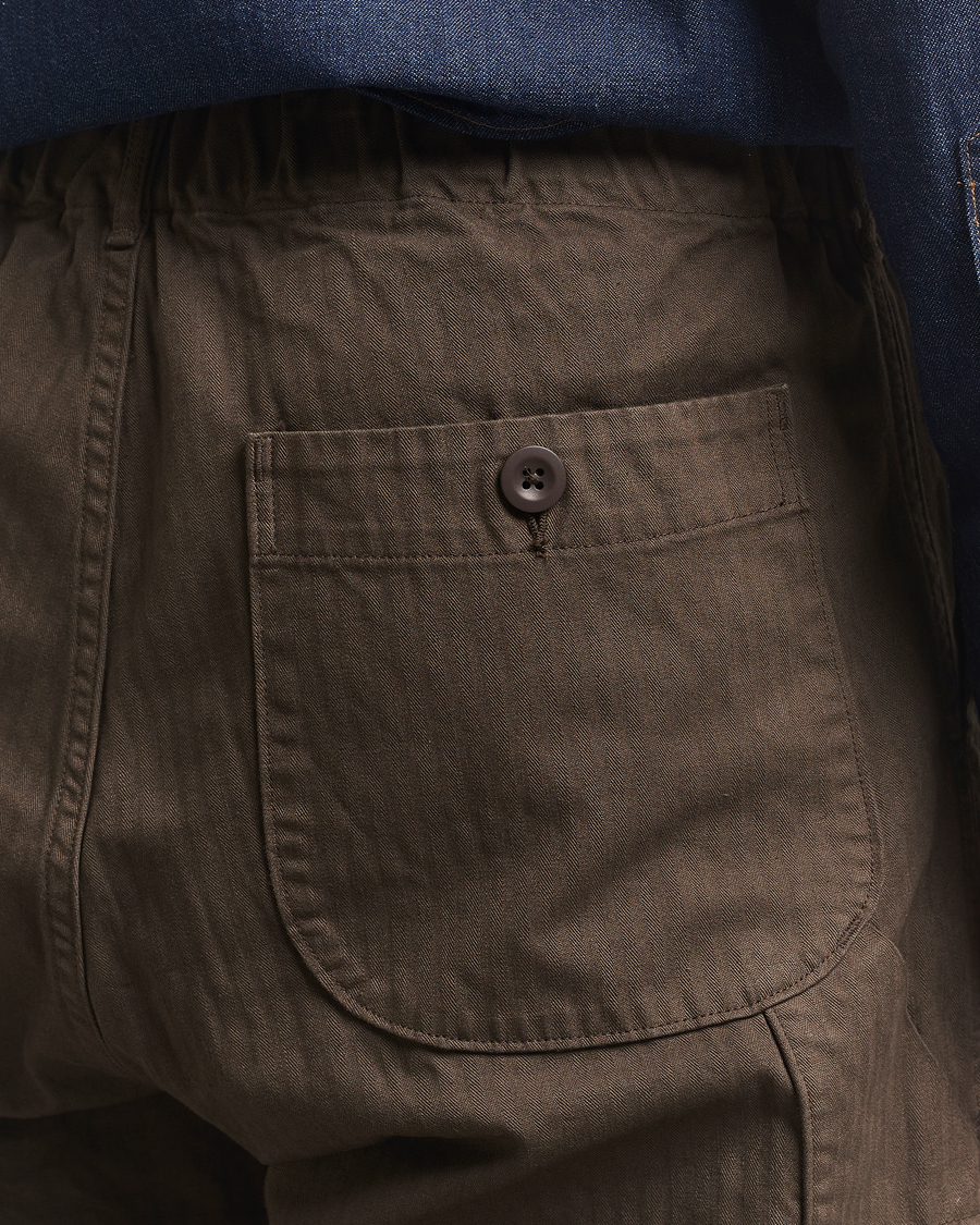 Heren | Broeken | orSlow | Wide Fit French Work Pants Coffee Brown