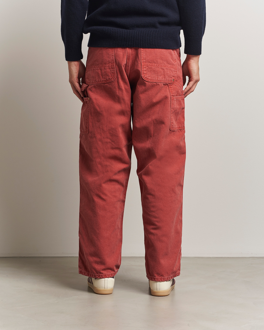 Heren | Broeken | orSlow | Dad Fit Oxford Painter Pants Red
