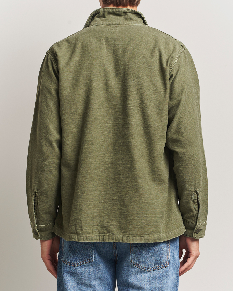 Heren | Overhemden | orSlow | 4 Pockets US Army Shirt Dark Olive