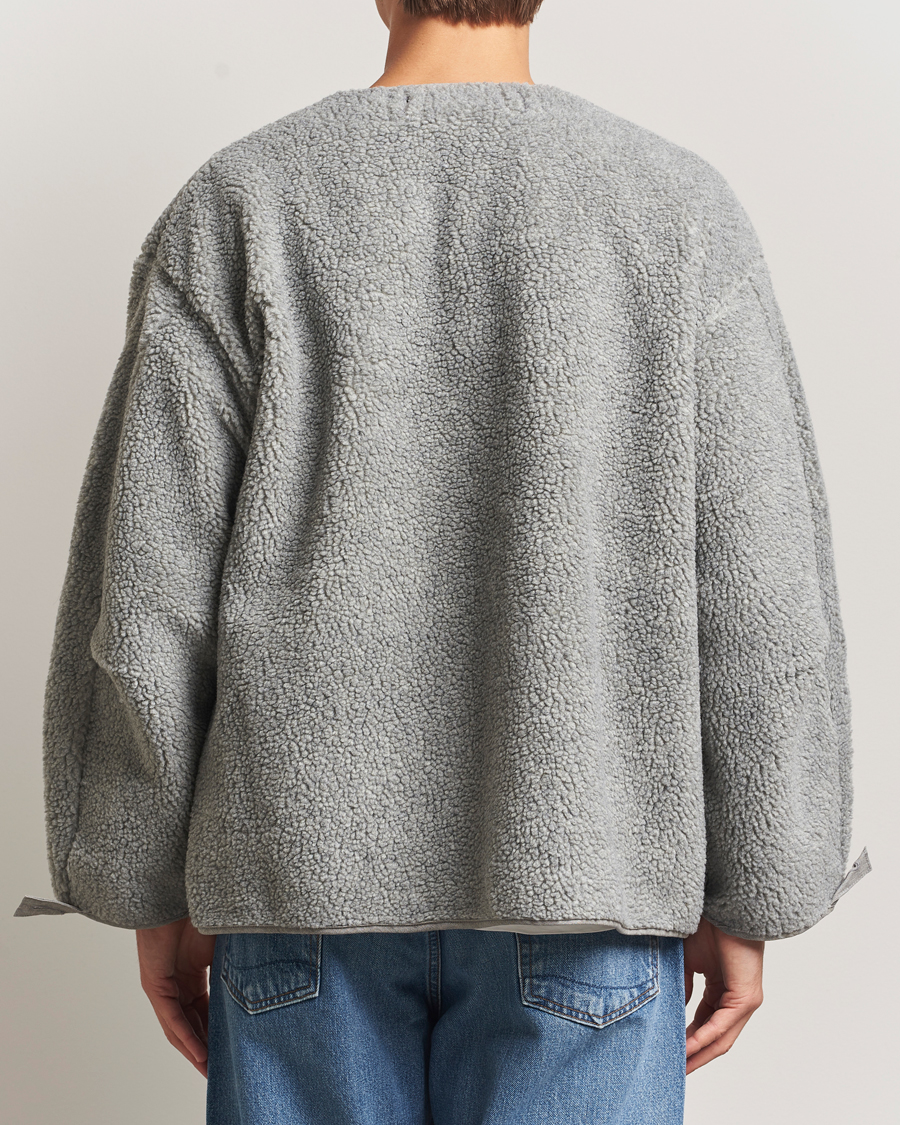 Heren | Truien | orSlow | M-65 Tail Coat Liner Light Grey