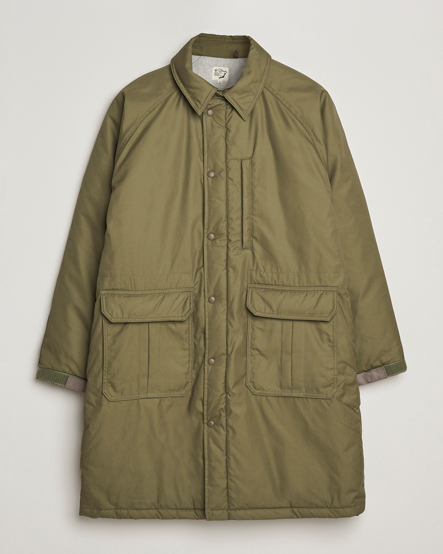 Heren | Jassen | orSlow | Padded Active Coat Army Green