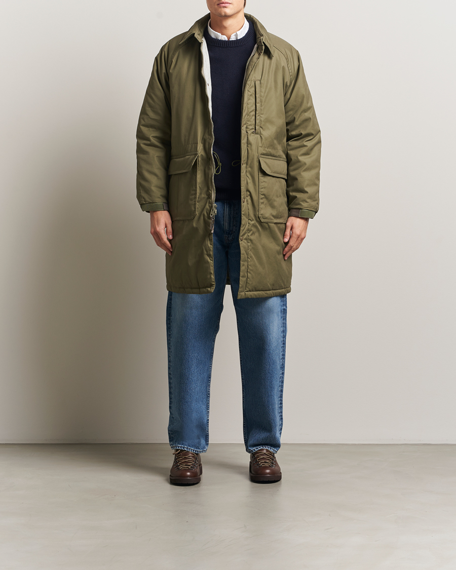 Heren | Jassen | orSlow | Padded Active Coat Army Green
