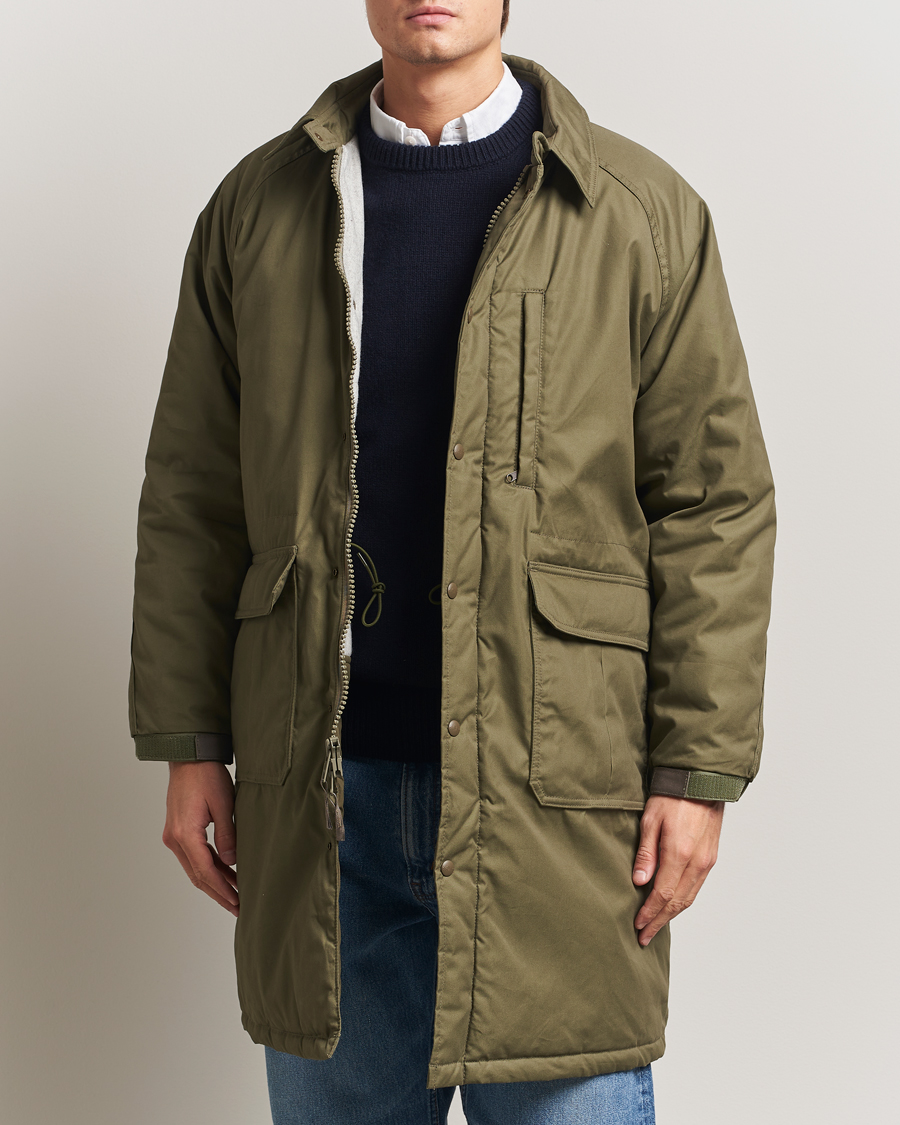 Heren | Jassen | orSlow | Padded Active Coat Army Green